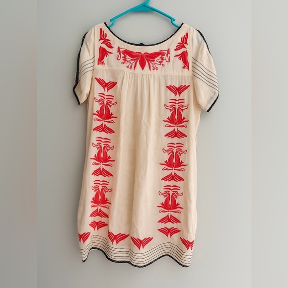 ANTHROPOLOGIE HOSS INTROPIA MINI DRESS size 6 embroidered - Picture 1 of 7